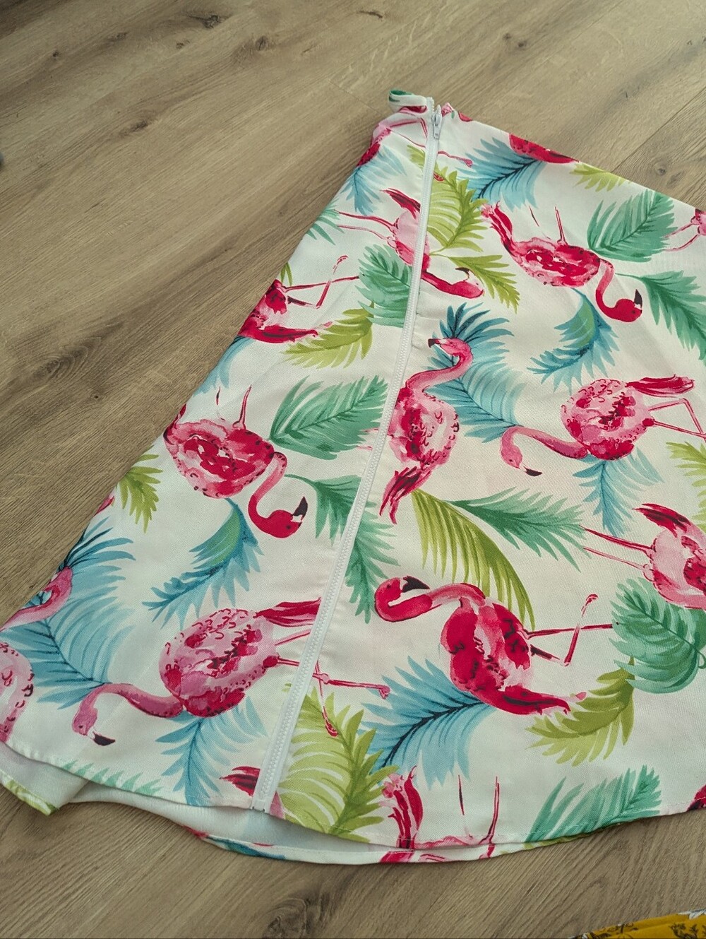 Round Flamingo Print Cloth Tablecloth